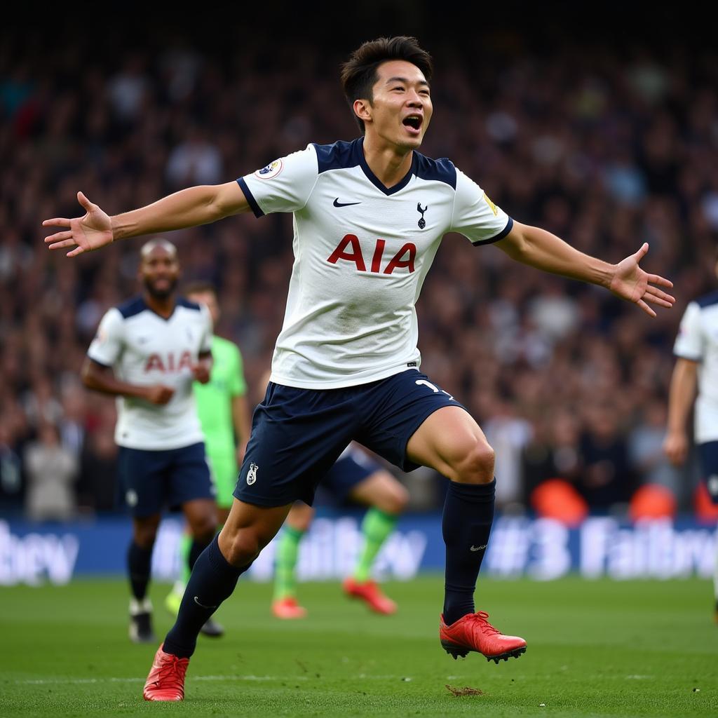 Son Heung-min tỏa sáng giúp Tottenham gỡ hòa