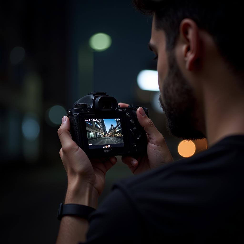 Sony A7SIII quay video thiếu sáng