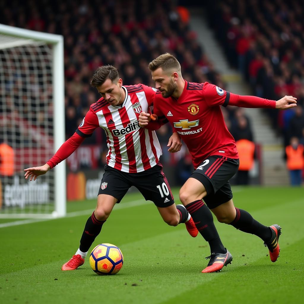 Southampton tấn công dồn dập khung thành Man Utd