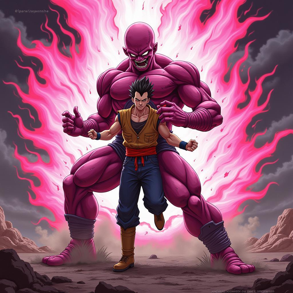 Super Buu hấp thụ Gohan