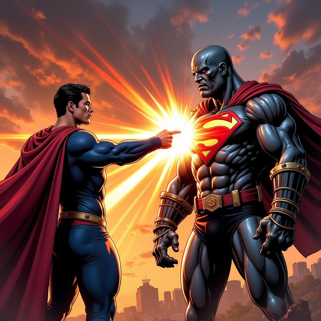 Superman Đối Mặt Với Darkseid