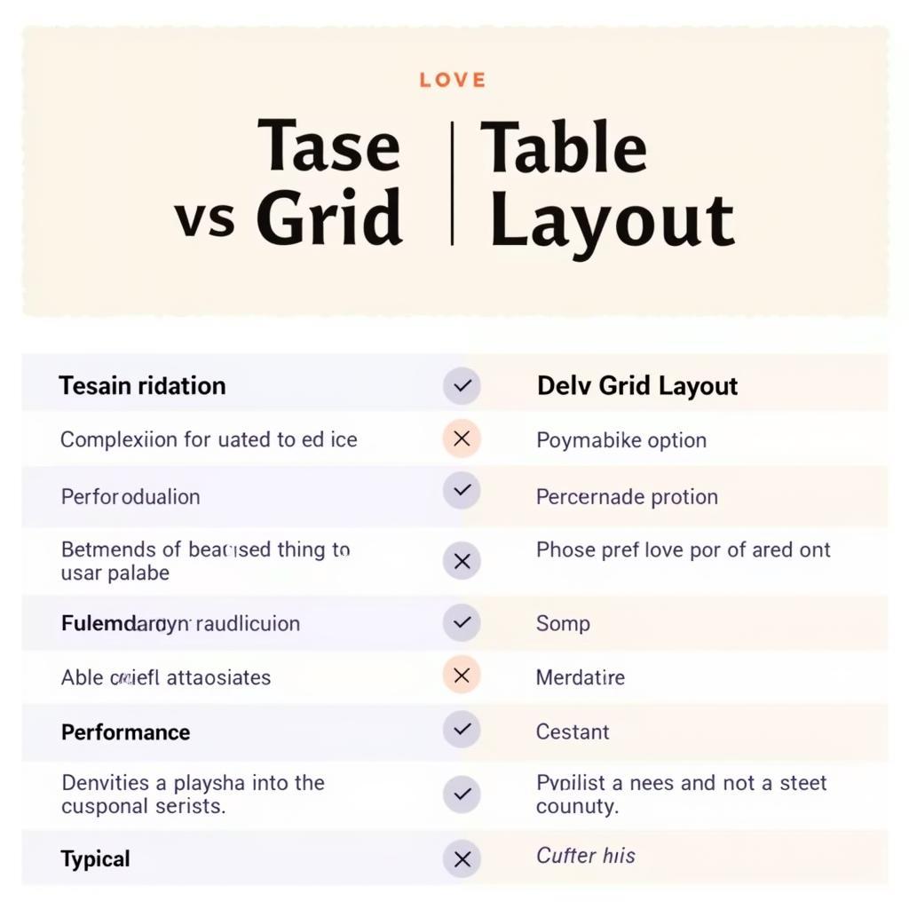 So sánh chi tiết TableLayout vs GridLayout