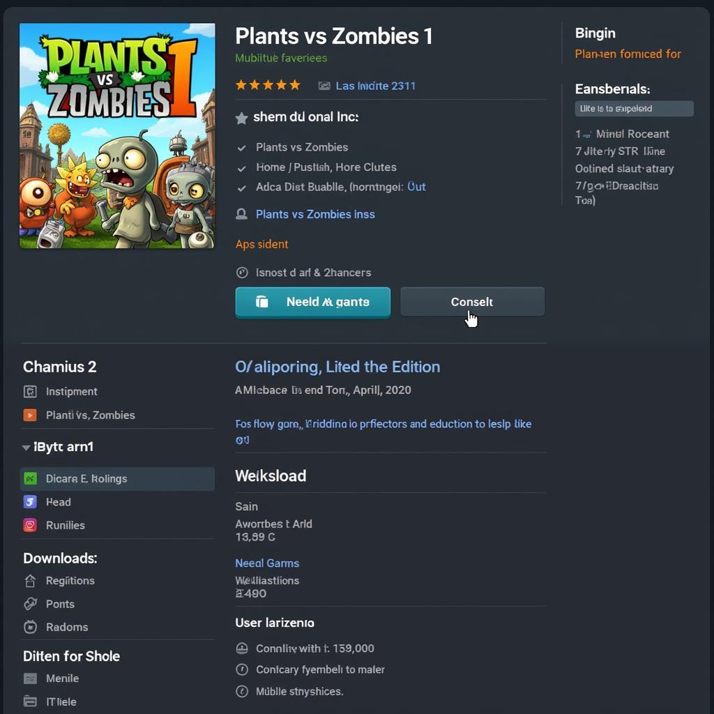 Plants vs Zombies 1 PC Download