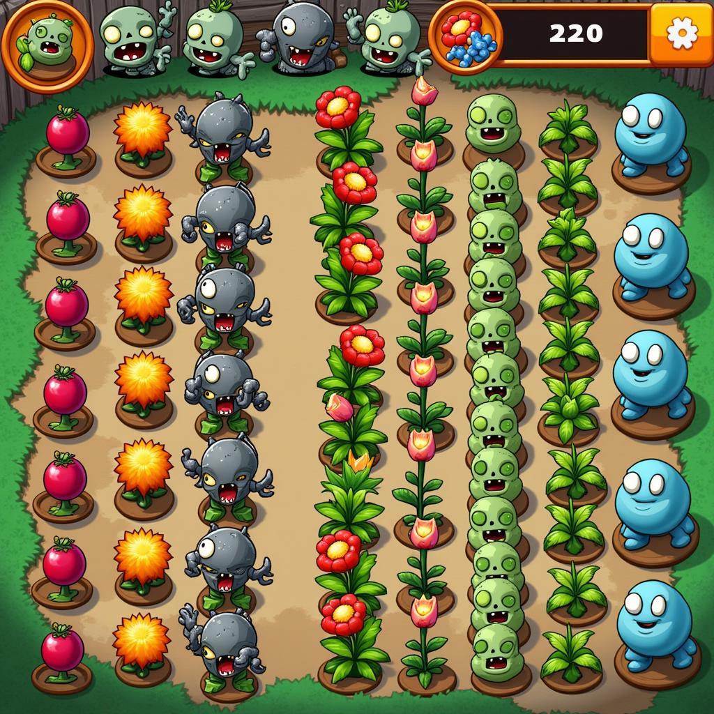 Plants vs. Zombies Gameplay