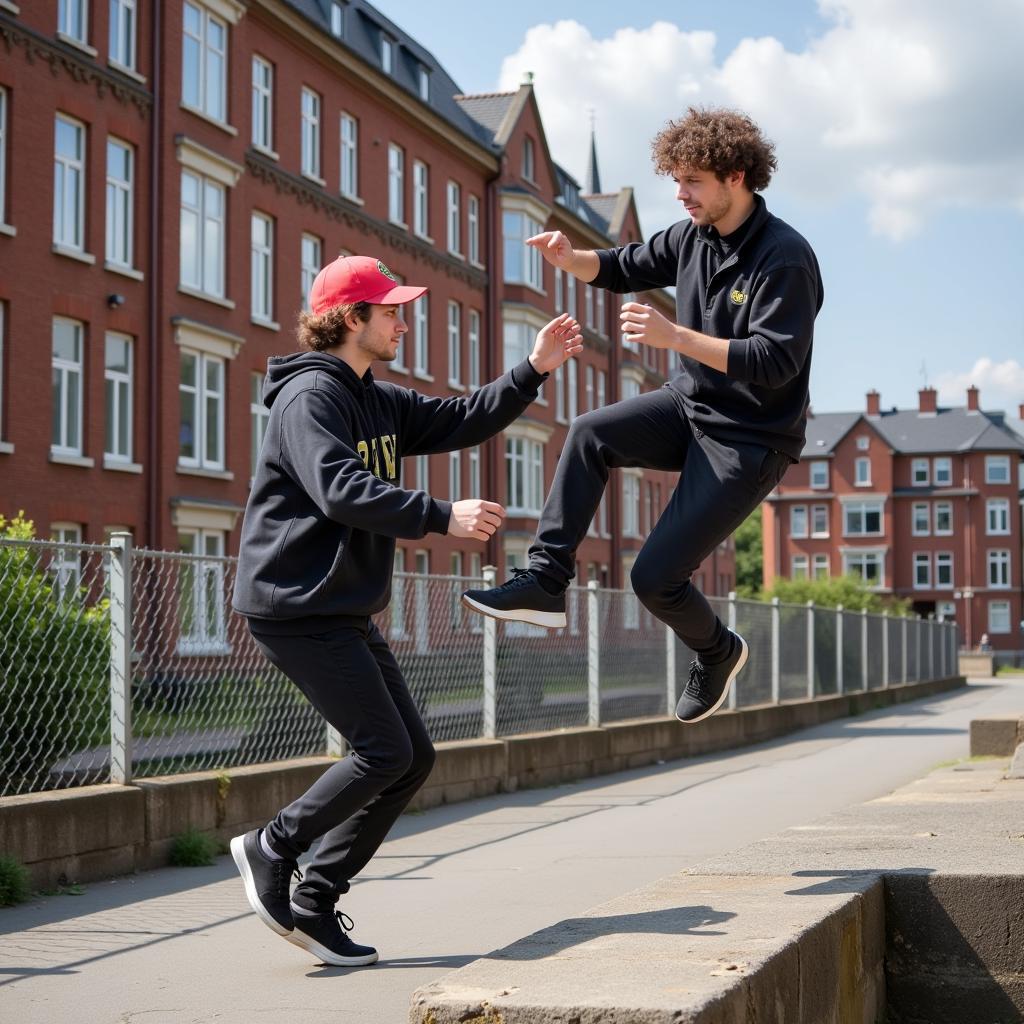 Tập Luyện Parkour Hề