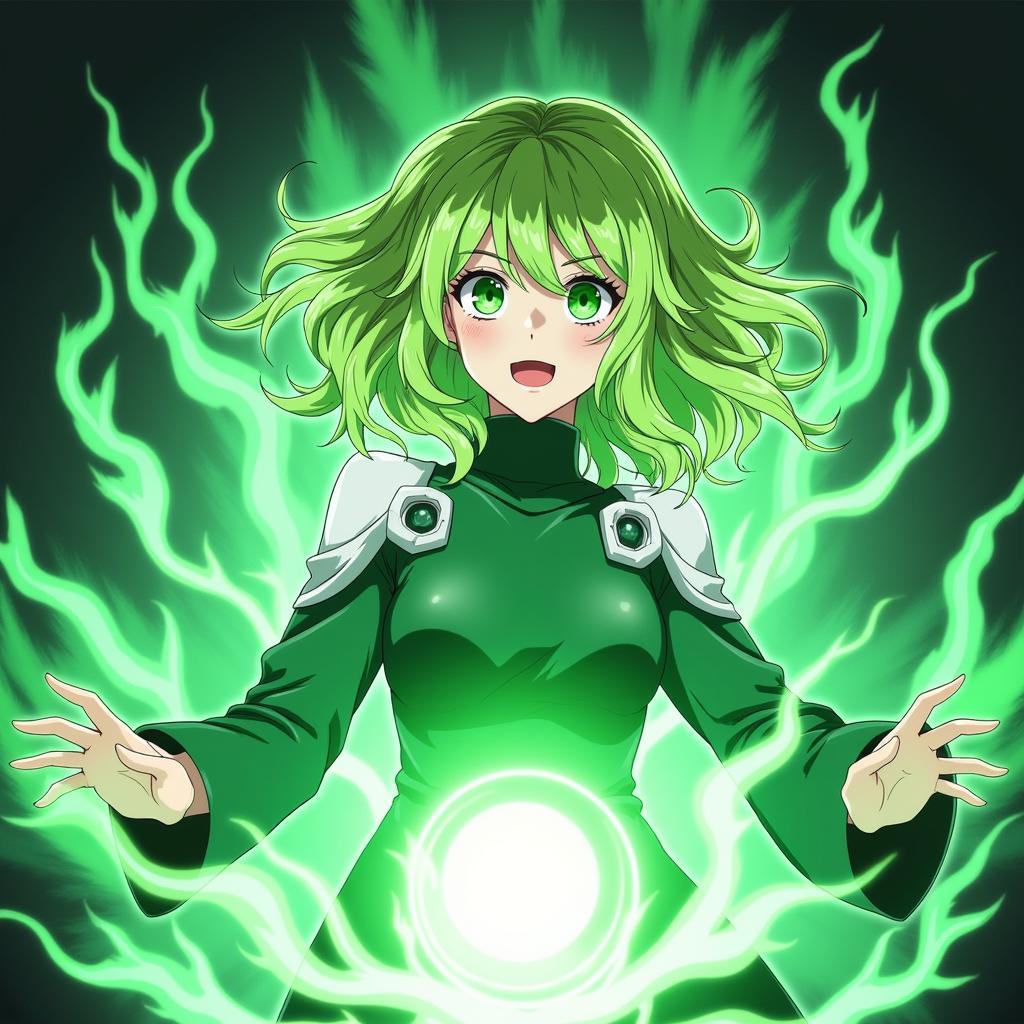 Tatsumaki, siêu anh hùng hạng 2 cấp S trong One Punch Man, sử dụng năng lực tâm linh