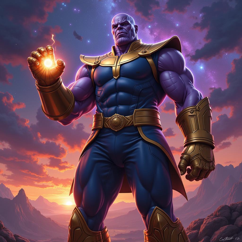 Thanos với Găng tay Vô cực