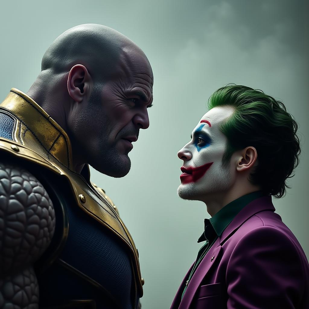 Thanos và Joker đối đầu