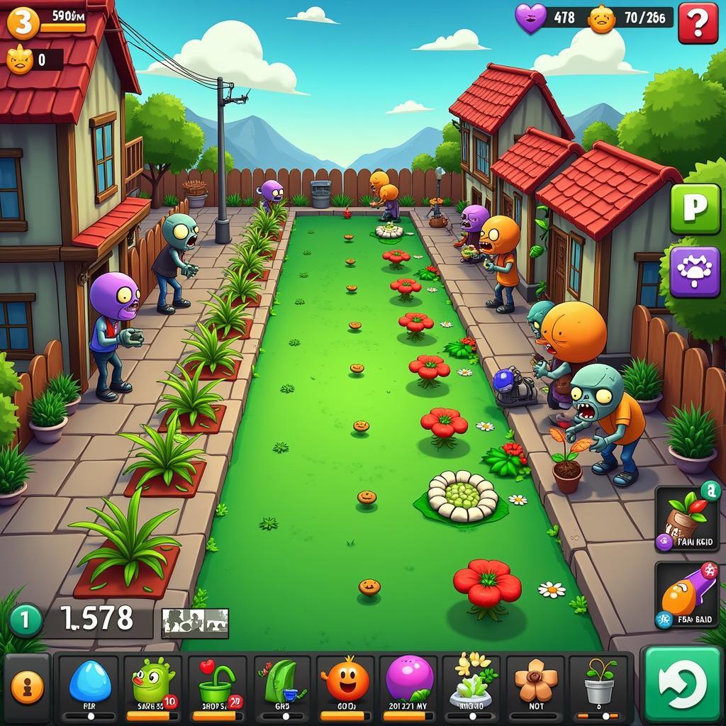 Thế giới 3D trong Plant Vs Zombie