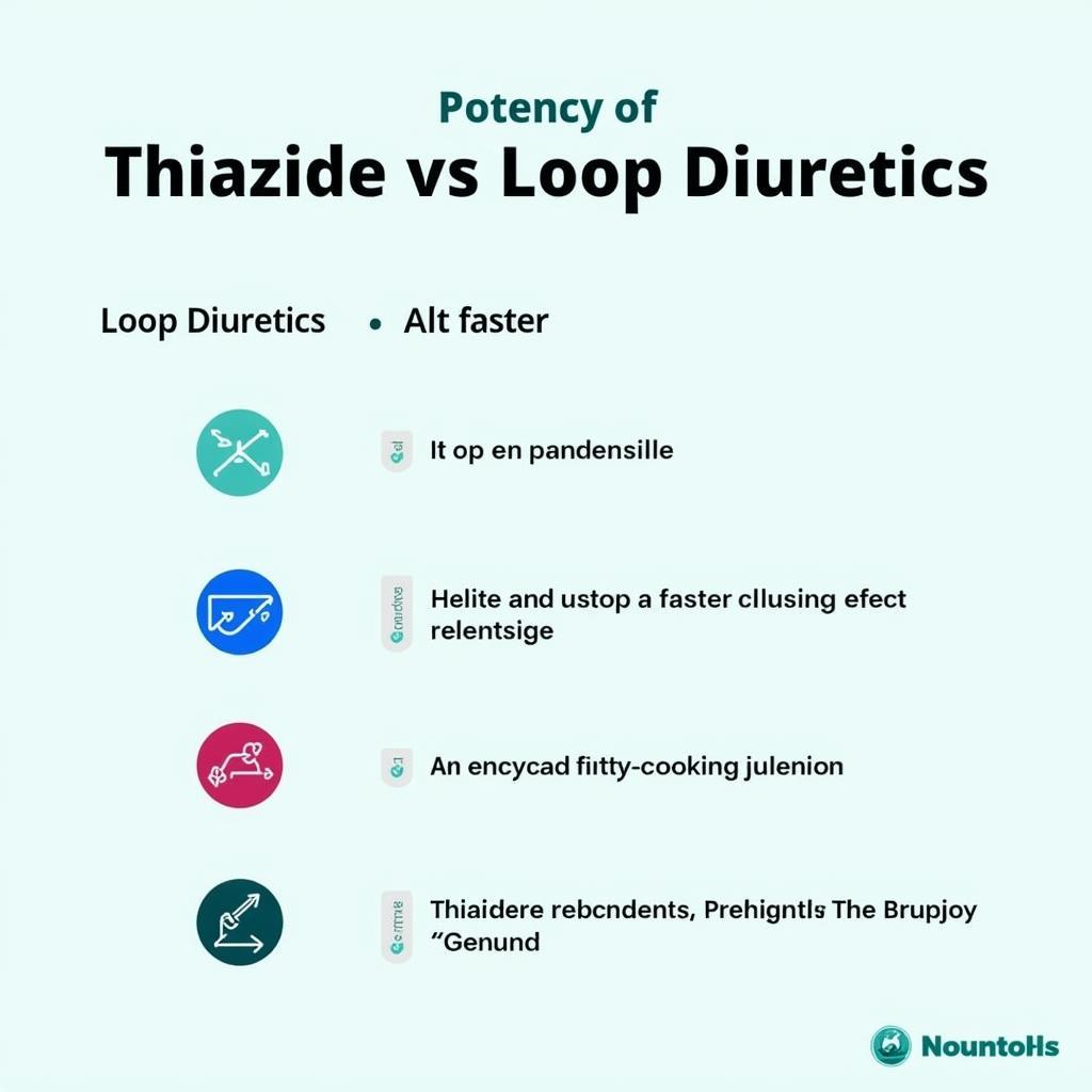 Thiazide and Loop Diuretics Potency Comparison