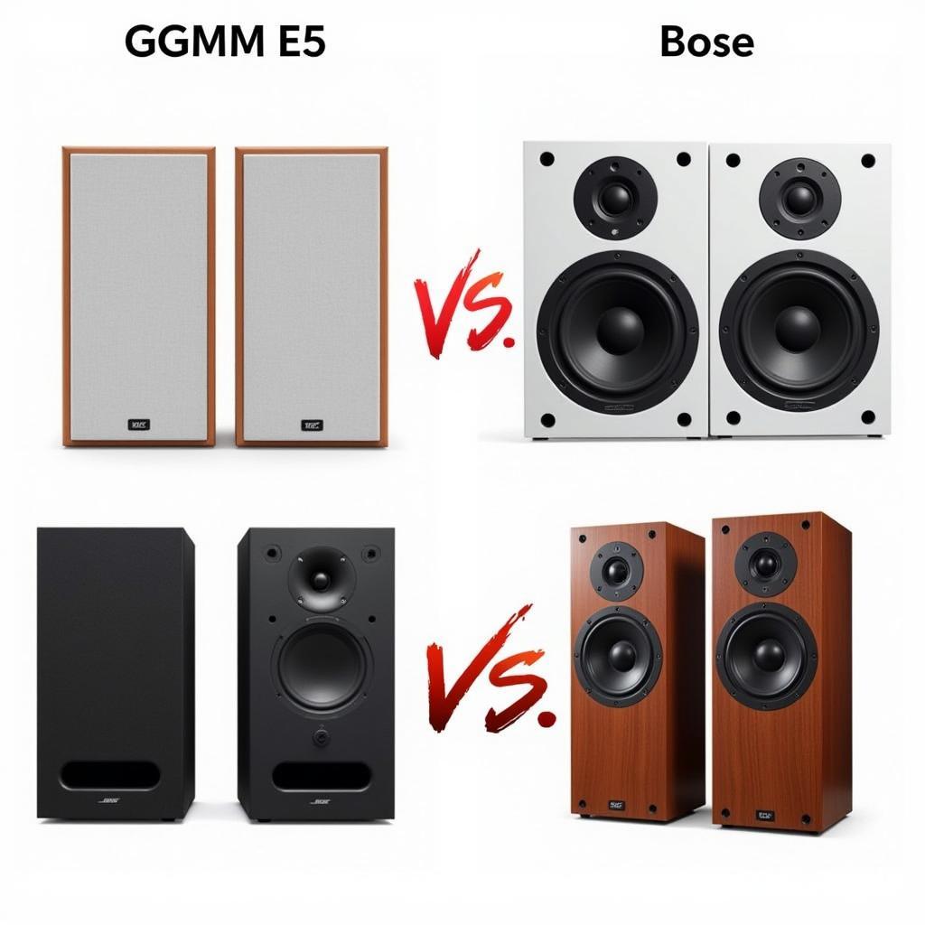 Thiết kế GGMM E5 và Bose