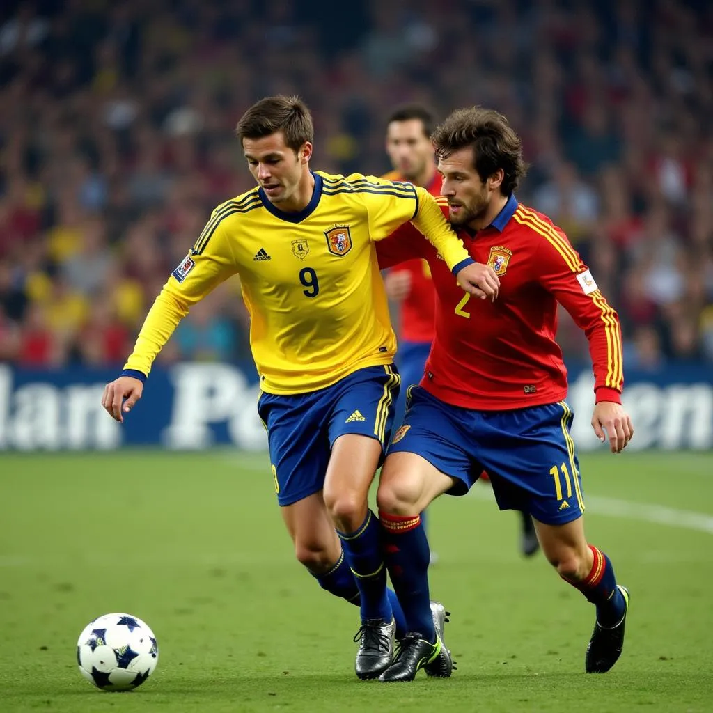 Sweden vs Spain - Intense Confrontation