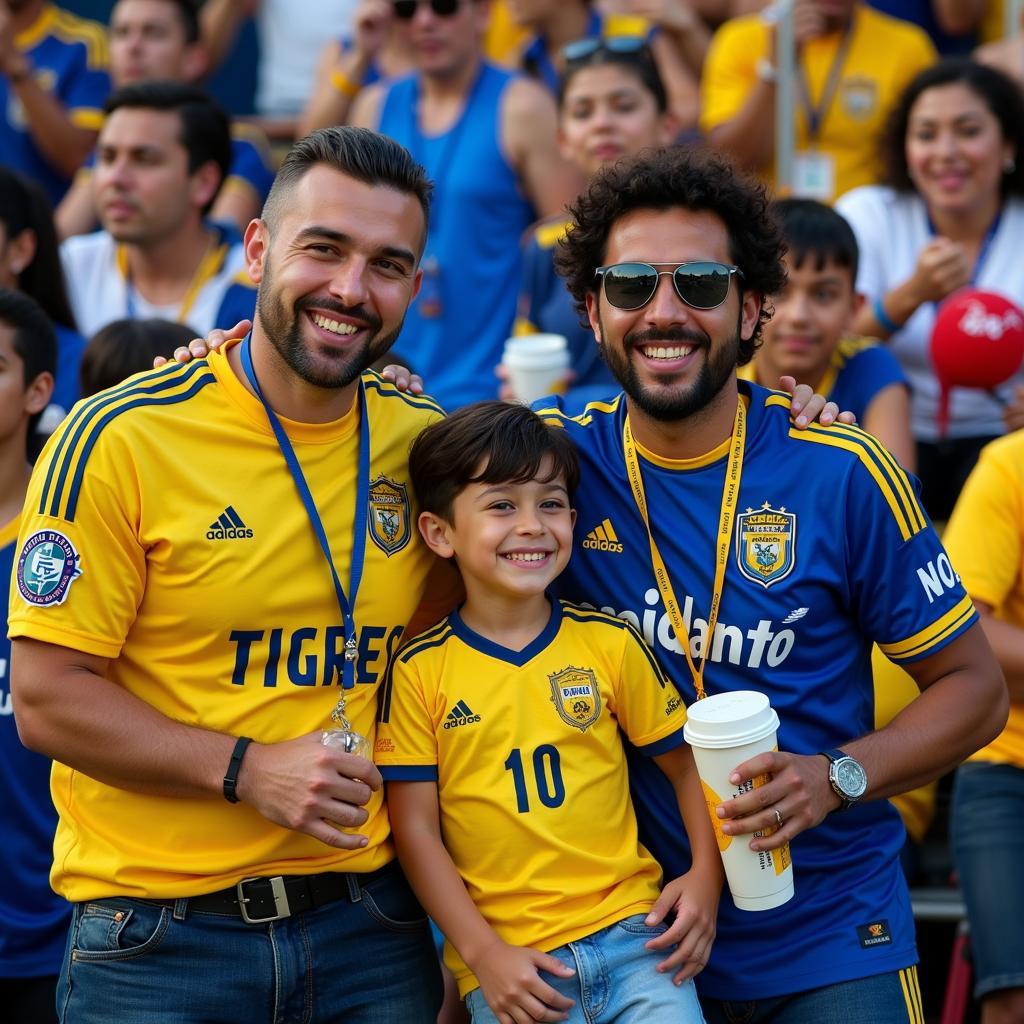 Tigres and Pachuca Fans