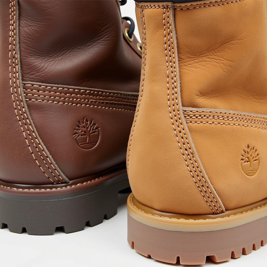 So sánh chất liệu Timberland Radford và Premium