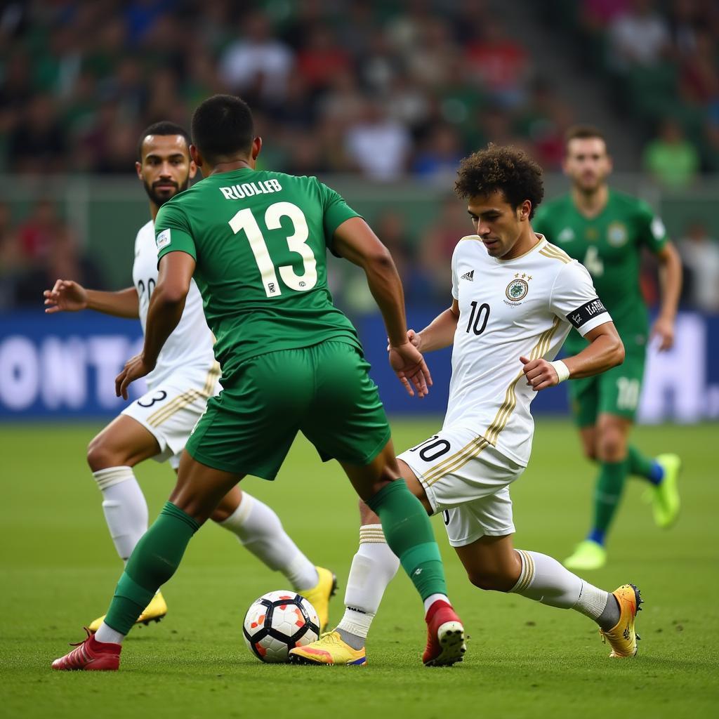 Tình huống U23 Saudi Arabia tấn công