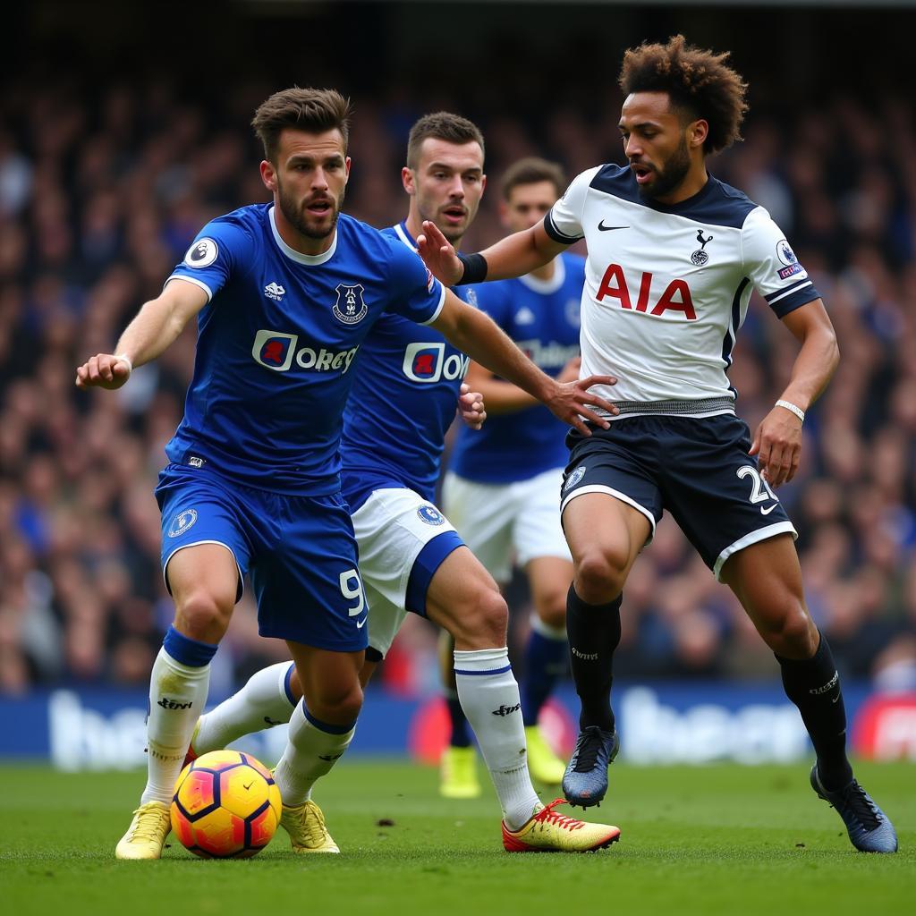 Tottenham và Everton đối đầu