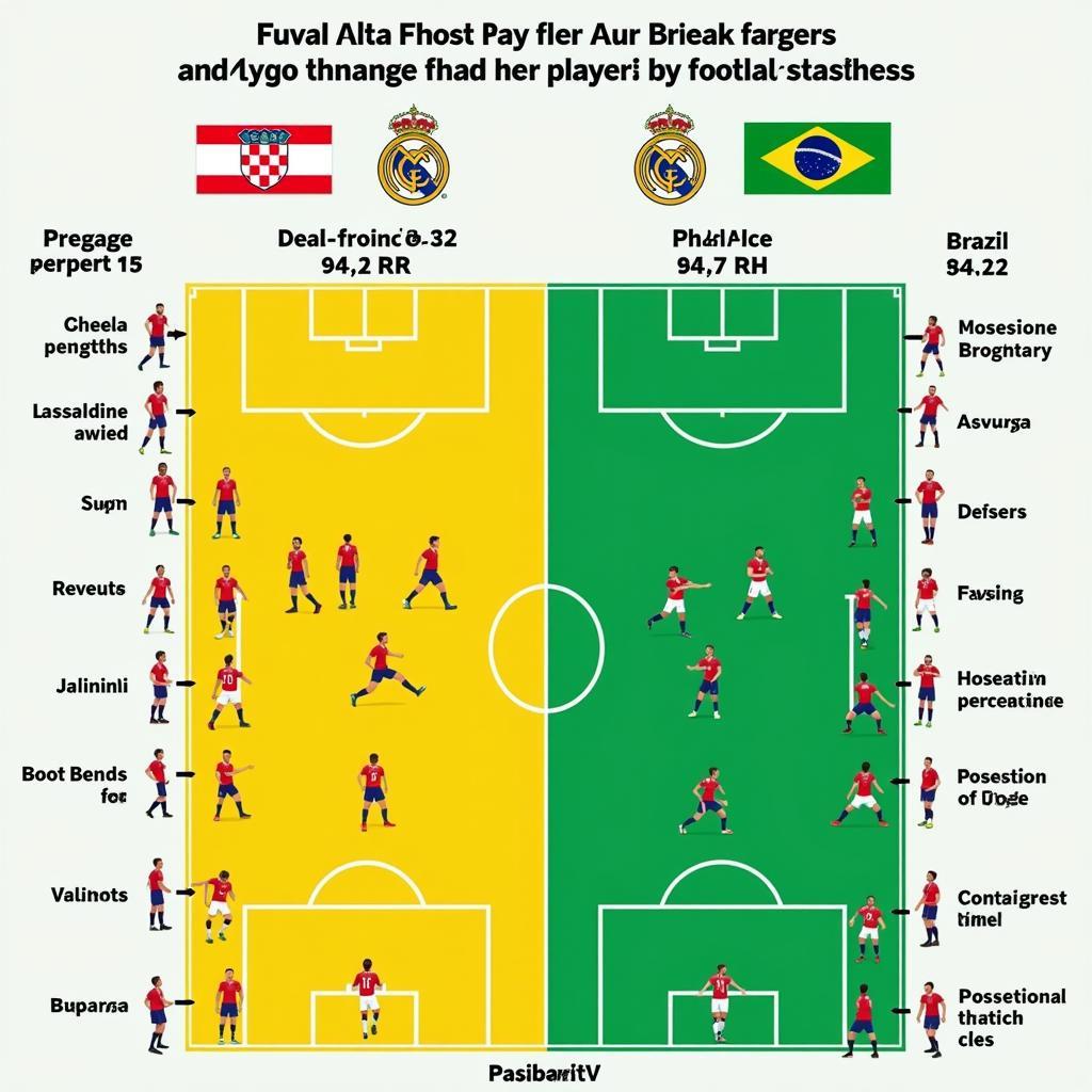 So sánh sức mạnh giữa Croatia và Brazil