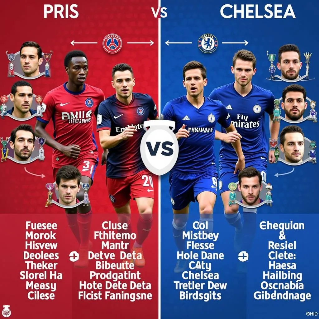 Tương lai PSG vs Chelsea