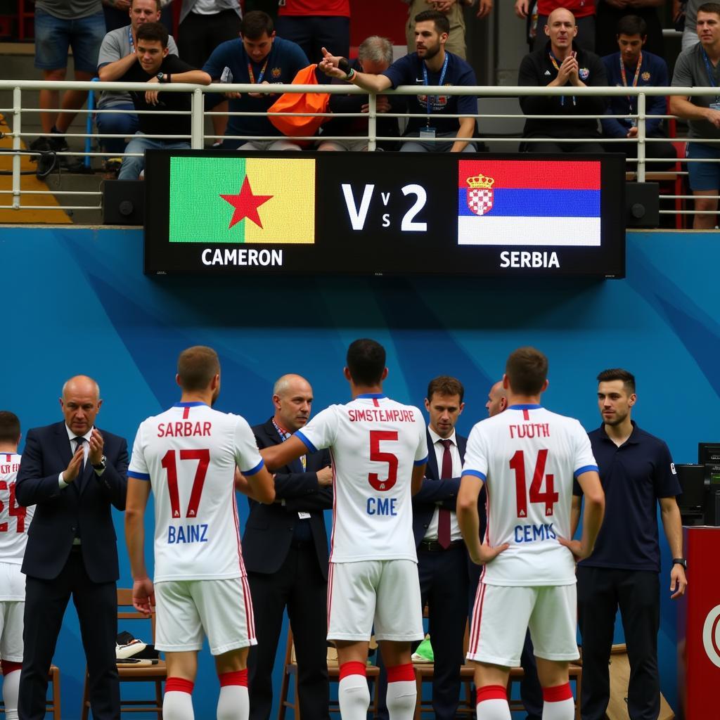 Tỷ số Cameroon vs Serbia: Màn rượt đuổi tỷ số đầy kịch tính