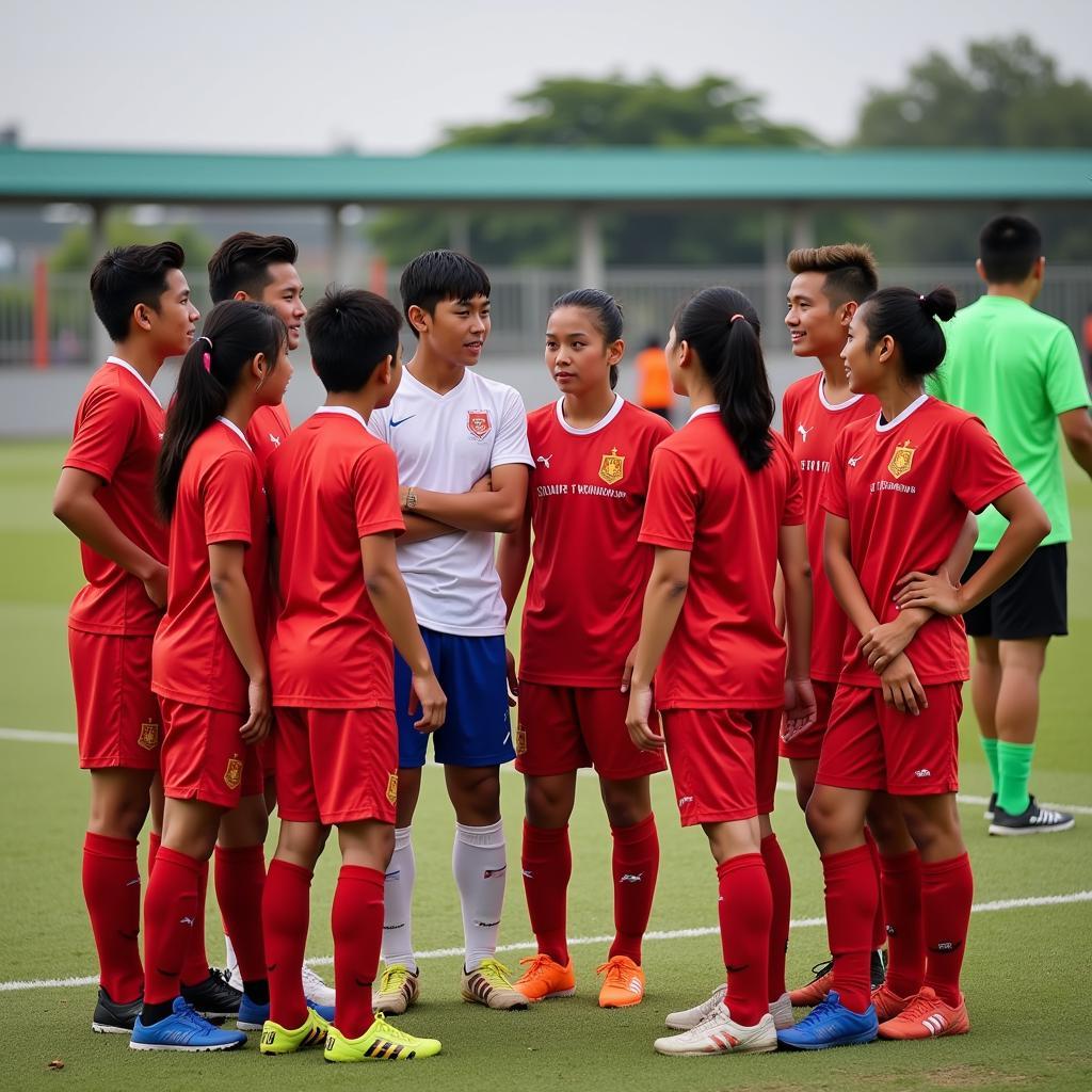 U16 Việt Nam và U16 Thái Lan đối đầu