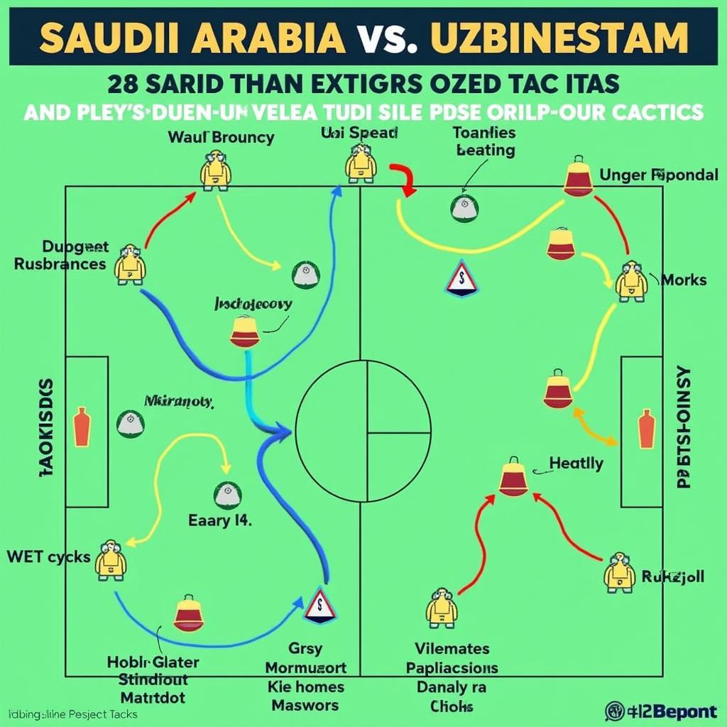 Chiến thuật dự kiến U23 Ả Rập Xê Út vs U23 Uzbekistan