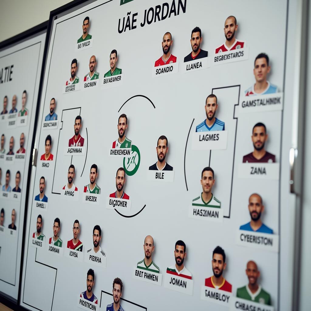 Đội hình ra sân Uae vs Jordan