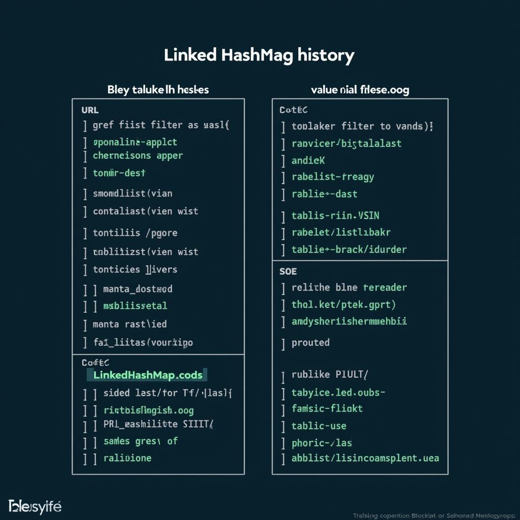 Ứng dụng LinkedHashMap