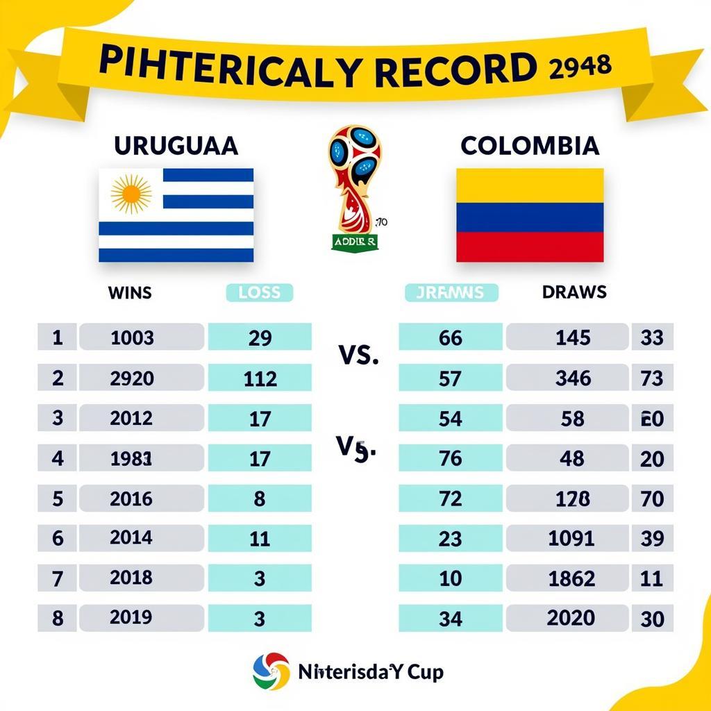 Uruguay vs Colombia Historical Head-to-Head