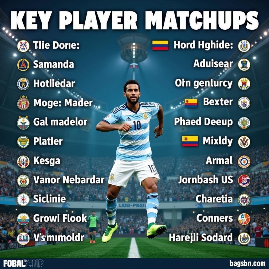 Key Player Matchups: Uruguay vs Colombia