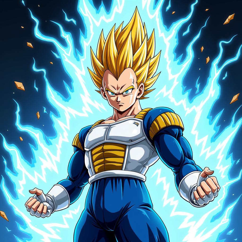 Vegeta SSJ3 tung chiêu Final Flash