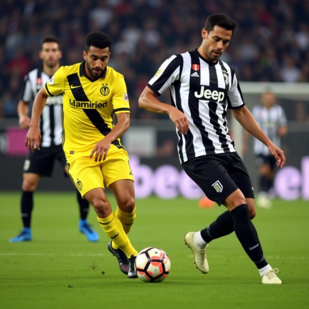 Villarreal tấn công Juventus