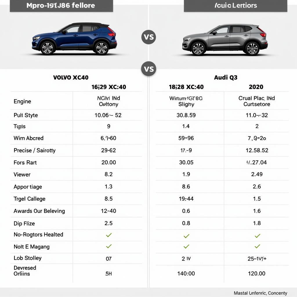 So sánh Volvo XC40 và Audi Q3 2020