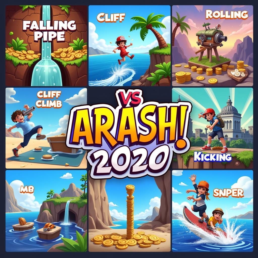 Hình ảnh các trò chơi hấp dẫn trong vs Arashi 2020