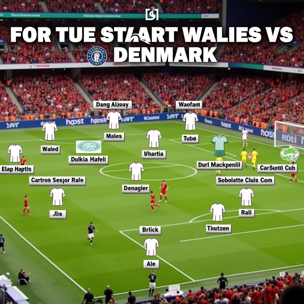 Wales vs Denmark: Đội hình ra sân dự kiến