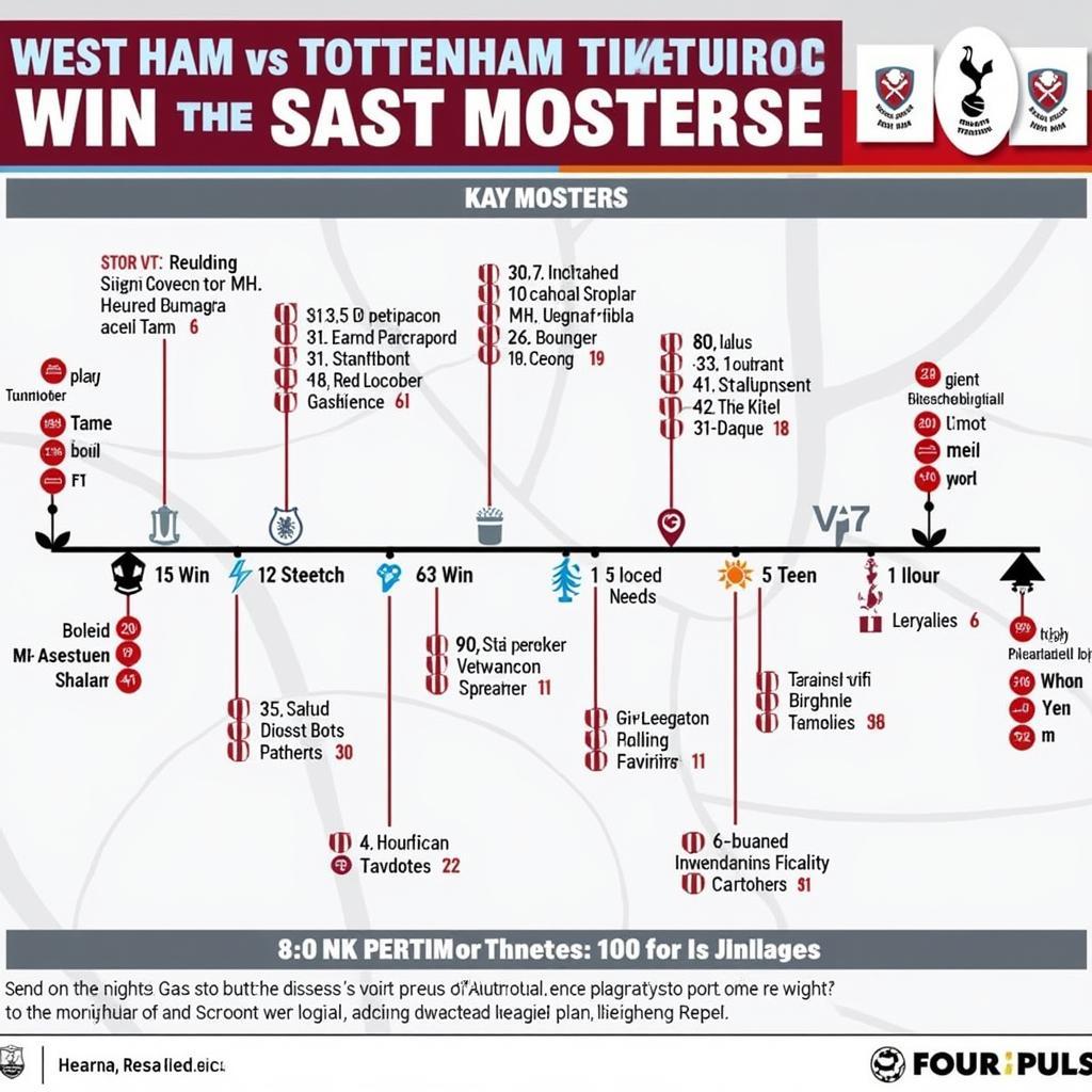 Lịch sử đối đầu West Ham vs Tottenham