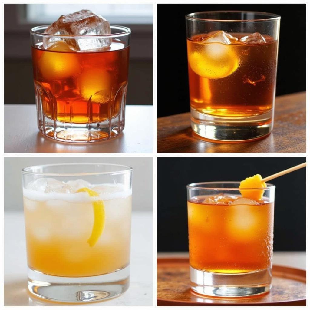 Rye and Bourbon Cocktails