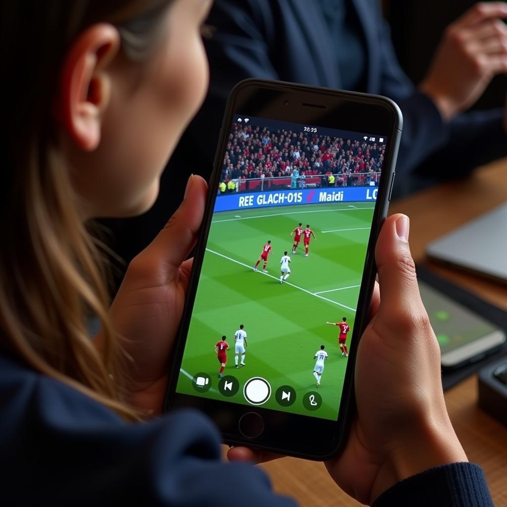 Streaming Football on Mobile Phone