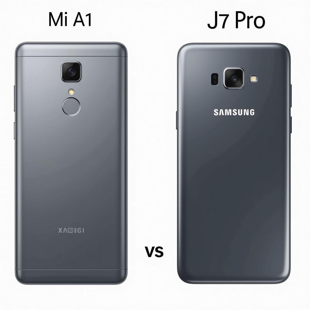 Xiaomi Mi A1 và Samsung J7 Pro: Thiết kế