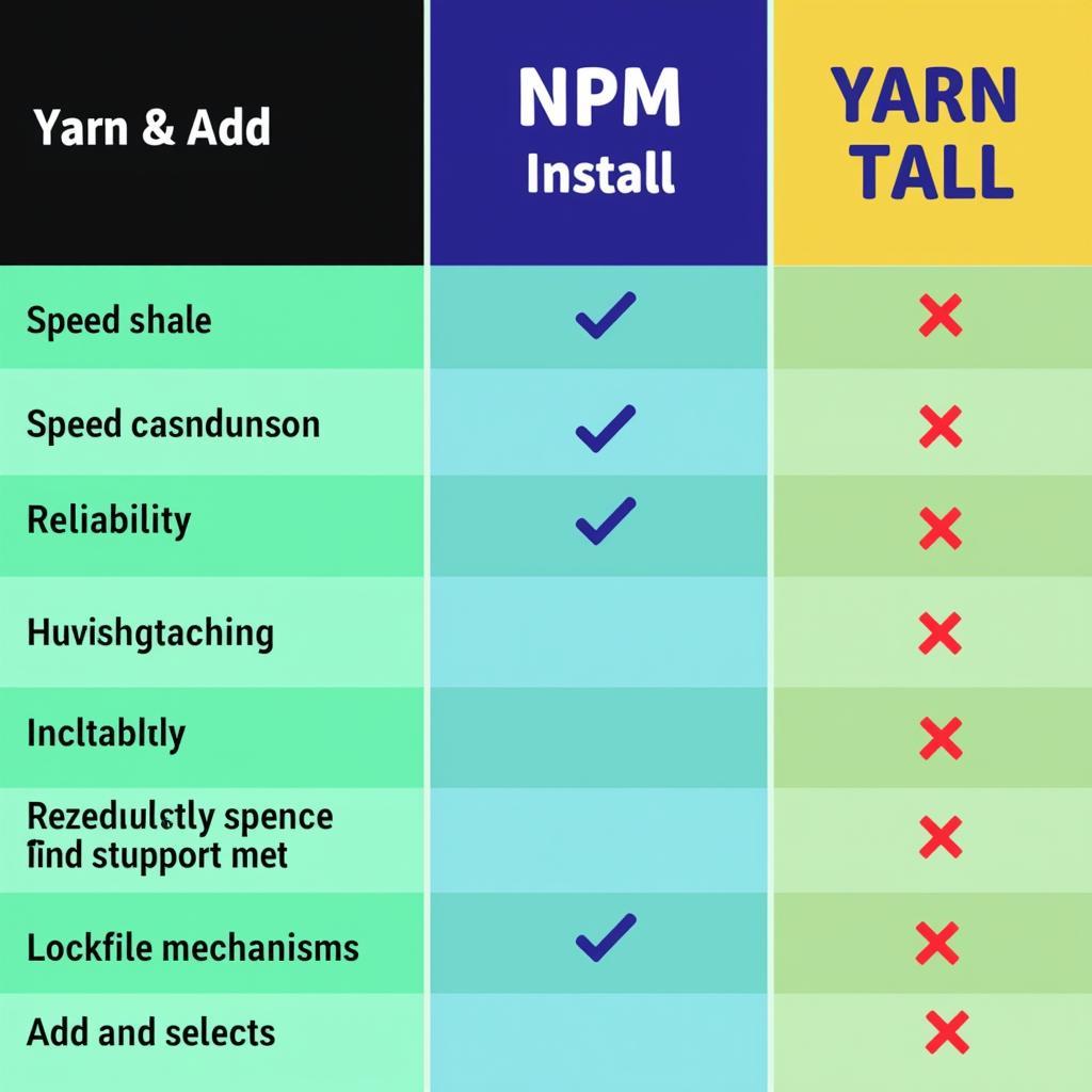 So sánh chi tiết Yarn Add và NPM Install