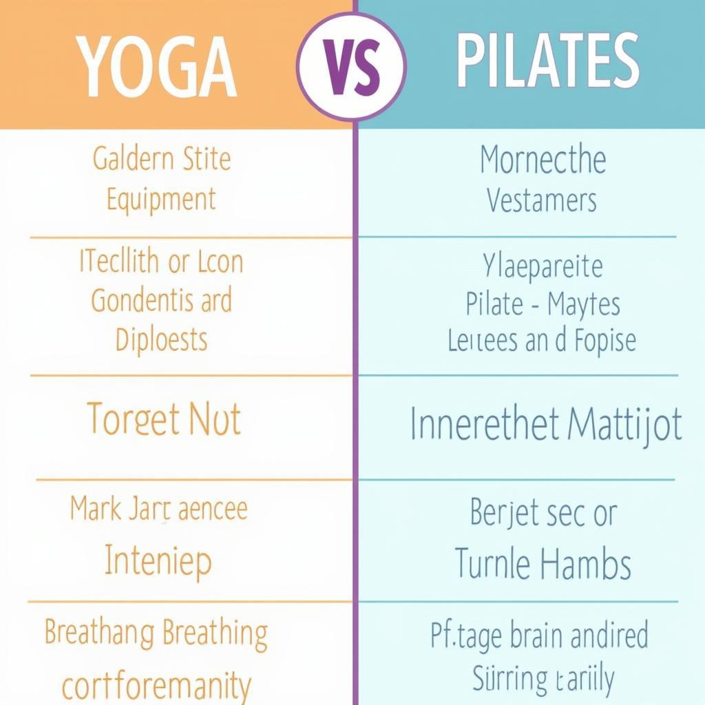 Yoga vs Pilates Comparison