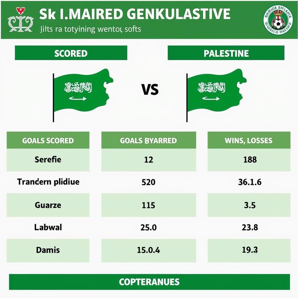 Phong độ hiện tại của Ả Rập Xê Út và Palestine