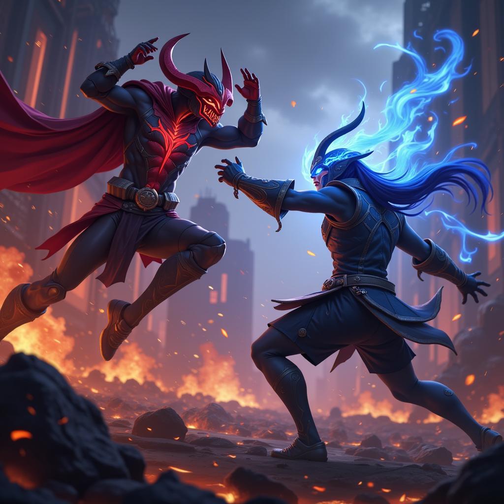 Aatrox vs Xin Zhao: Giao Tranh Tổng