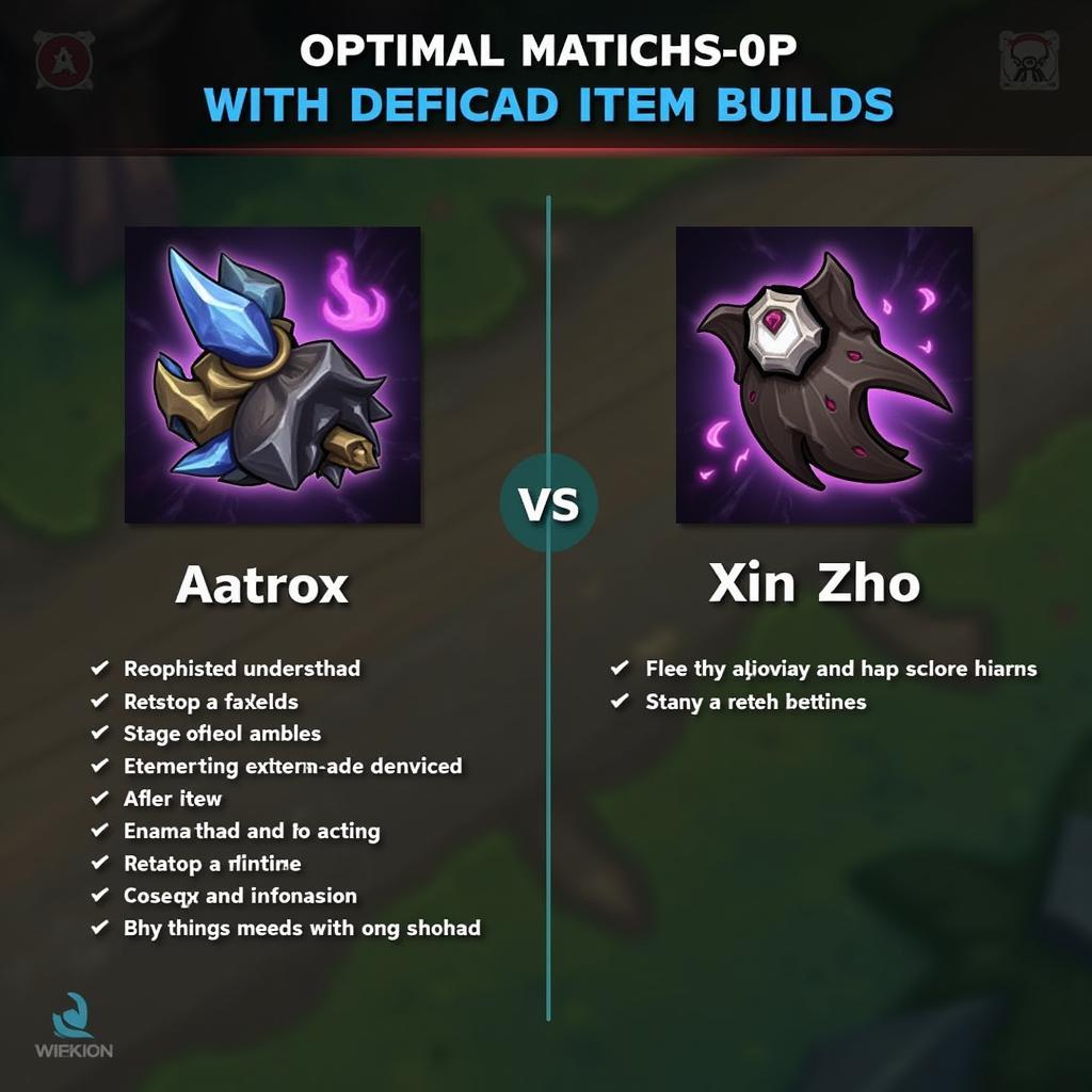 Aatrox vs Xin Zhao: Trang Bị Tối Ưu