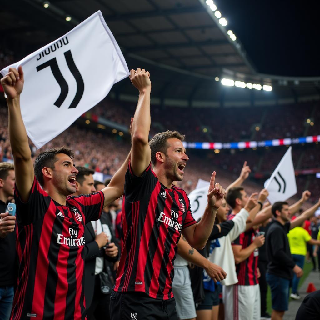 AC Milan vs Juventus: Niềm đam mê bóng đá