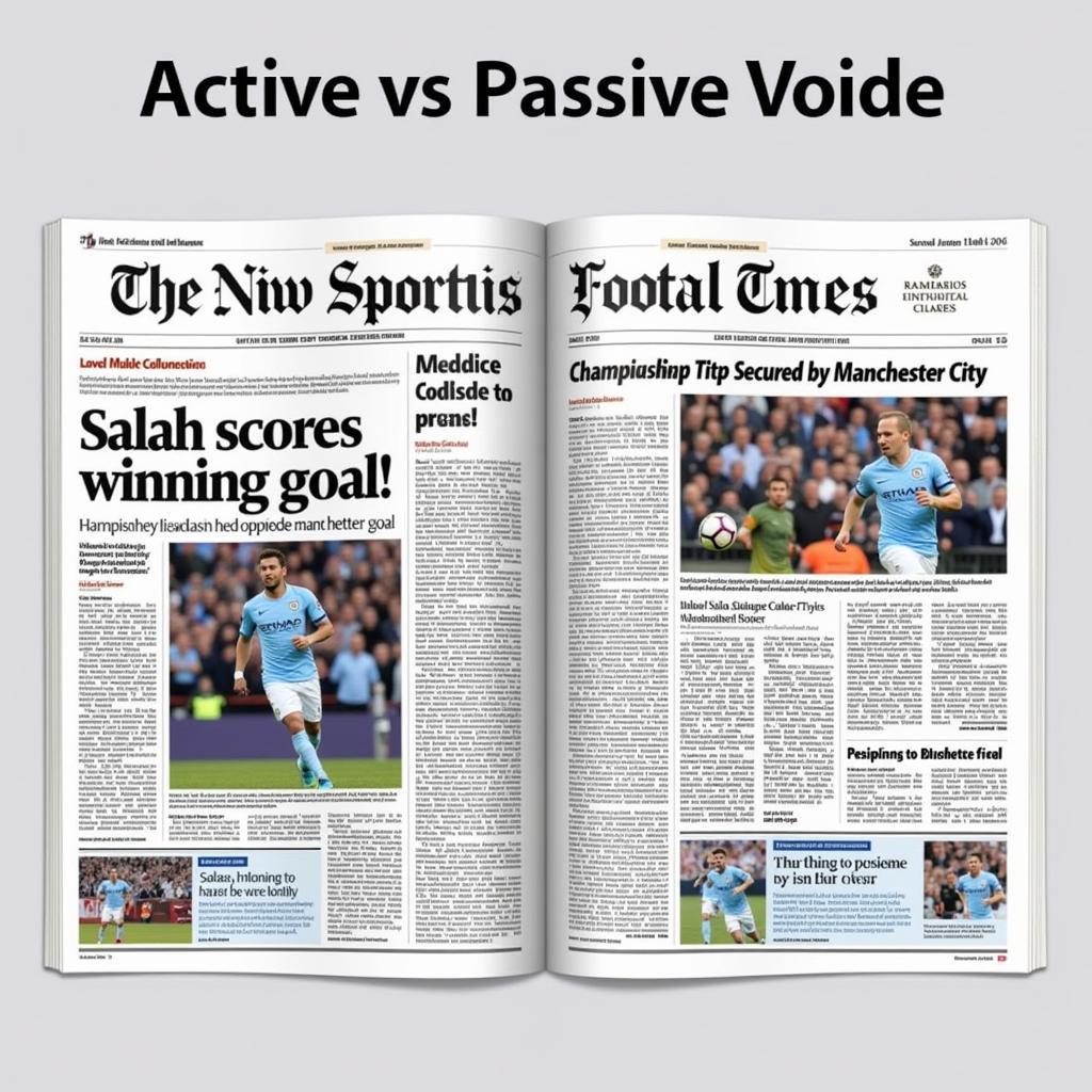 Active & Passive Voice trong Báo Chí Bóng Đá