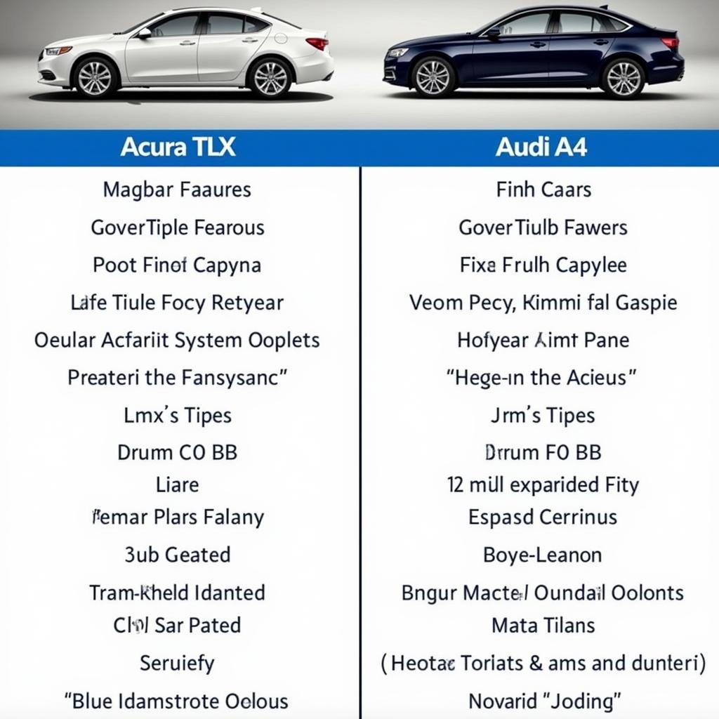 So sánh Acura TLX và Audi A4: Lựa chọn nào phù hợp với bạn?