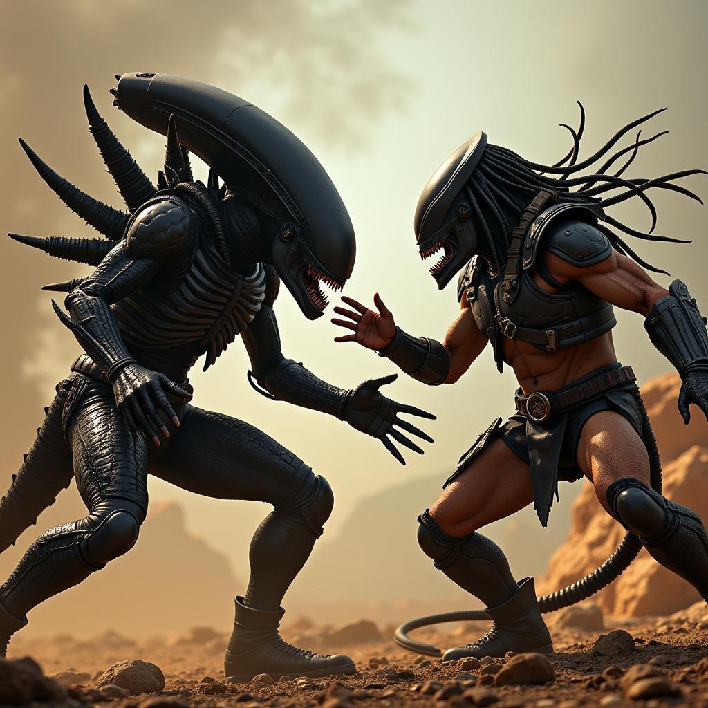 Alien vs Predator đối đầu kinh điển