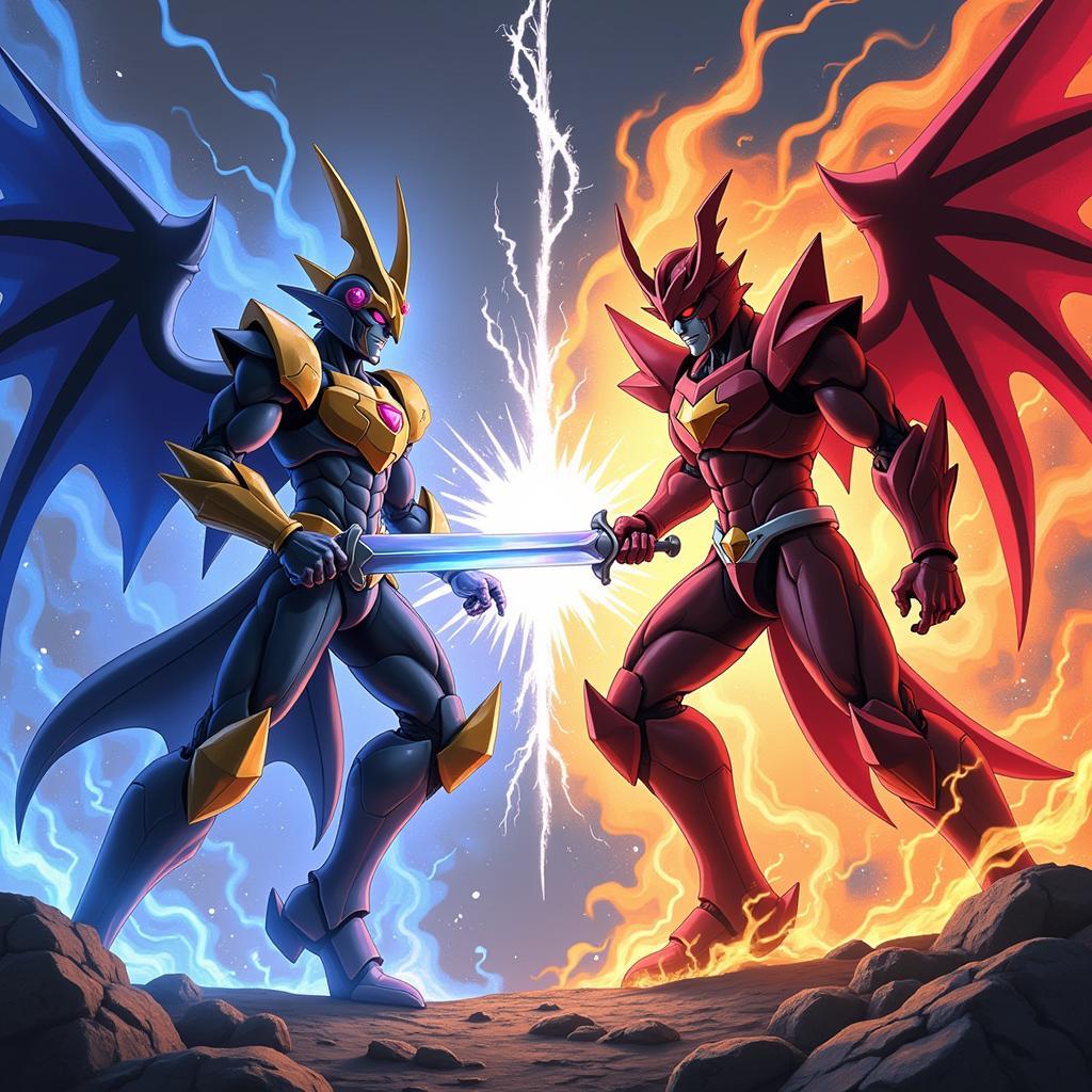 Alphamon vs Omnimon: Cuộc đối đầu định mệnh