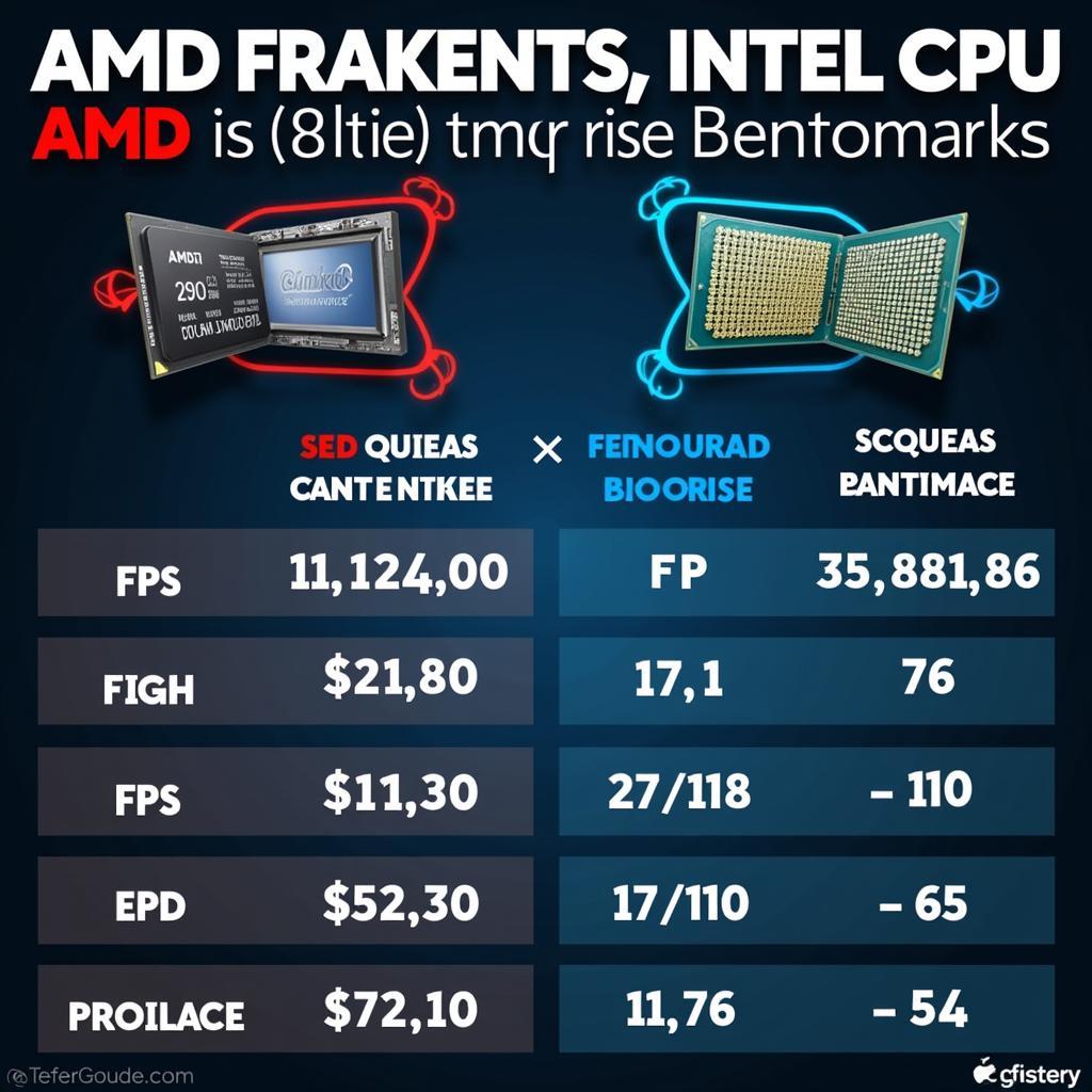 So sánh hiệu năng chơi game giữa AMD và Intel