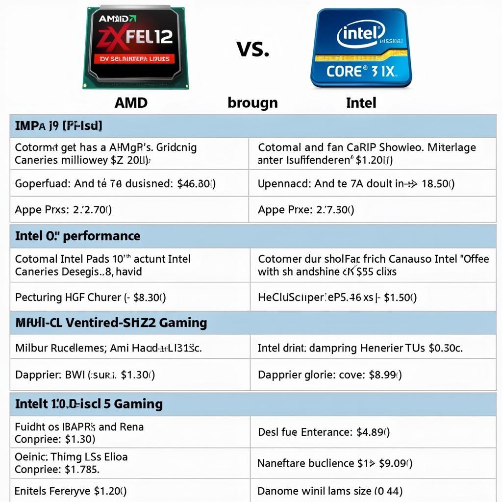 Tổng kết so sánh AMD vs Intel cho gaming